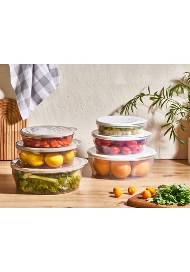 Tuffex TP730 Polo Yuvarlak Small Saklama Kabı 3'lü Beyaz