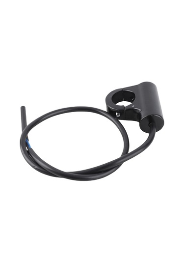 Yaleker Motosiklet 22mm Direksiyon Led Anahtarı - B Tipi Alüminyum Kilitleyici Buton Mavi Işık - Far, Sis Farı, Tehlike Işığı İçin Diğer