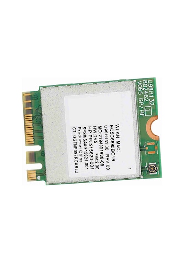 Hombey Realtek Rtl8821ce M.2 Ngff 433mbps 802.11ac Bluetooth 4.2 Hp Probook 430/440/450/455/470 G5,640 G4 Uyumlu Kablosuz Ağ Kartı