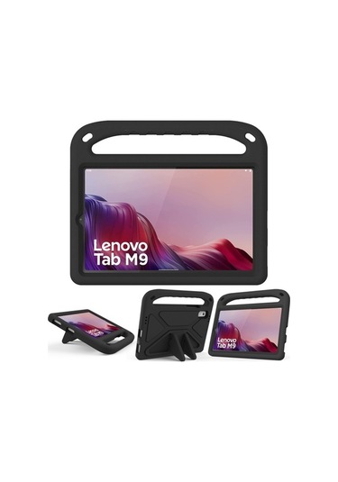 Didadodo Lenovo Tab M9 Kickstand Kılıfı, El Kavrama Eva Darbeye Dayanıklı Tablet Kılıfı Kılıf