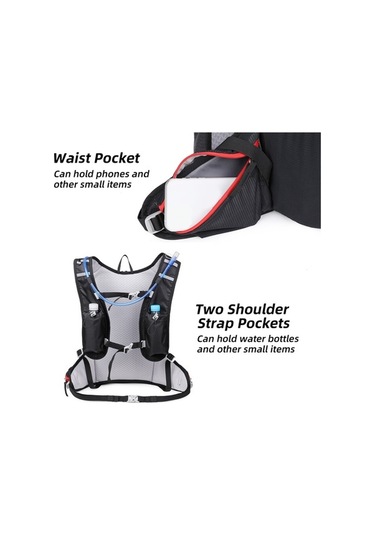 Maoyaya 12l Su Geçirmez Sırt Çantası: Koşu, Kamp & Günlük Kullanım İçin, Ayarlanabilir Kayış, Reflektif Detaylar, Nefes Alır. Siyah Siyah Maoyaya 12l Su Geçirmez Sırt Çantası: Koşu, Kamp & Günlük Kullanım İçin, Ayarlanabilir Kayış, Reflektif Detaylar, Nefes Alır. Siyah Siyah