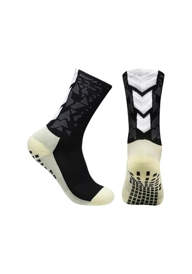 Moveevo Tüm Mevsimler İçin Spor Çorap - 1 Çift Paket - Siyah - Fitness Ve Vücut Geliştirme İçin Siyah