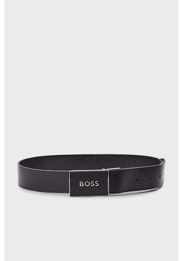 Boss Erkek Kemer 50529690 001 Siyah Siyah