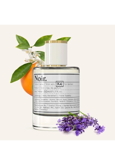 K4 Kadın Edp Parfüm 50 Ml 9% Amber - Çiçeksi
