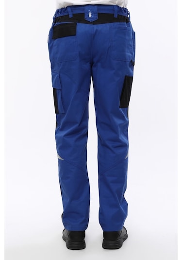 Uniprom İş Pantolonu Roma Model Diz Destekli 6 Cepli Mavi