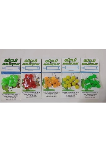 Fladen Renkli Silikon Boncuk 8mm 10 Lu Paket Renk:sarı