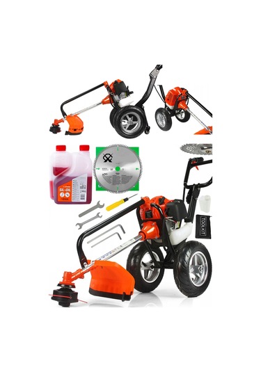 Staxx Power BTT9900 Tekerlekli Benzinli Motorlu Tırpan + Ot Biçme Makinesi