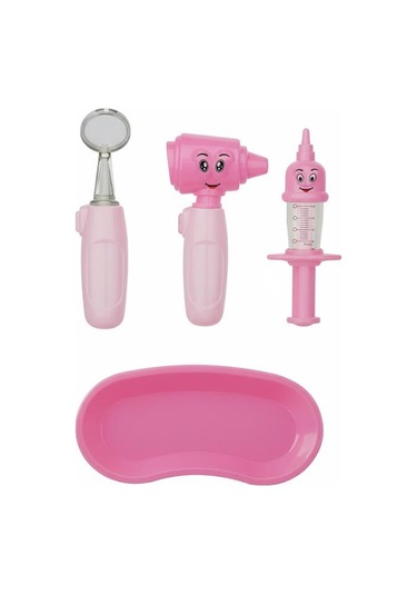 Pasifik Oyuncak Işıklı Doktor Seti Pembe Bs8602b