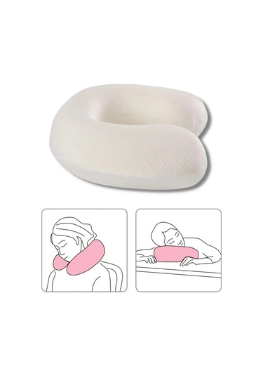 Autofresh Seyahat Yastığı Visco Ortopedik Boyun Yastığı Yumuşak Araç Boyunluğu