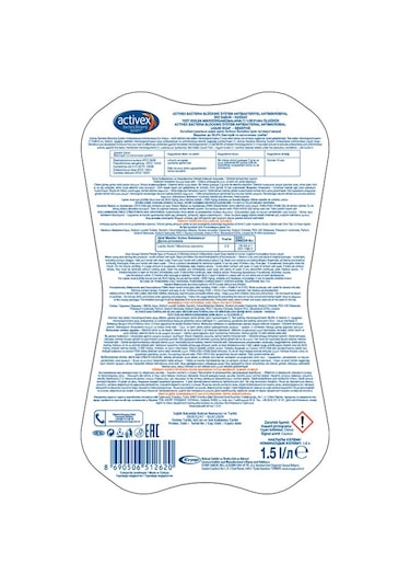 Activex Hassas Antibakteriyel Sıvı Sabun 2 x 1500 ML + 500 ML
