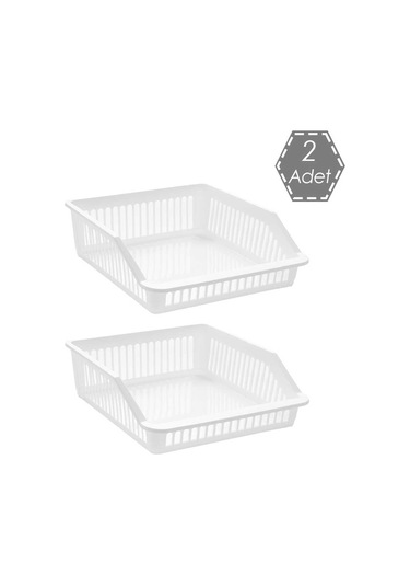 Porsima Org-25 2li Çok Amaçlı Buzdolabı İçi Düzenleyici Organizer Beyaz