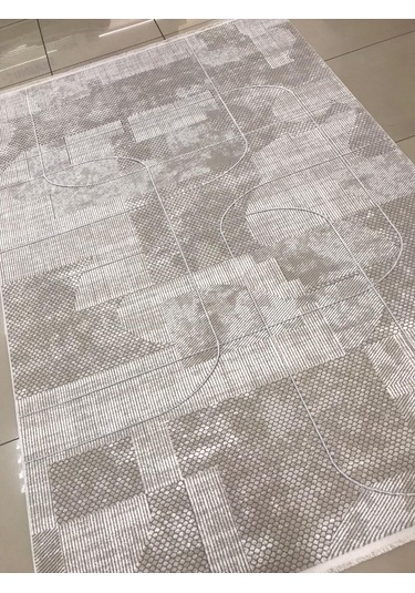 Merinos Halı Ritim 73339 071 Serisi Salon Oturma Yatak Odası Halısı Kahverengi - Bej