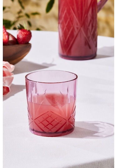 Karaca Foret Akrilik Kırılmaz 5 Parça Sürahi Seti Pembe