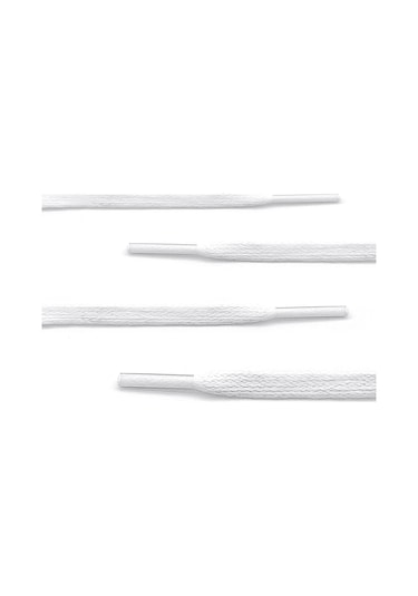 Hapshoe 80 Cm Beyaz 0,5 Mm Yassı Mumlu Ayakkabı Bağcığı Beyaz