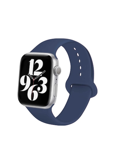 Silikon Kordon Kayış Watch 2/3/4/5/6/7/8/9/se Seri Uyumlu 38-40-41 Mm