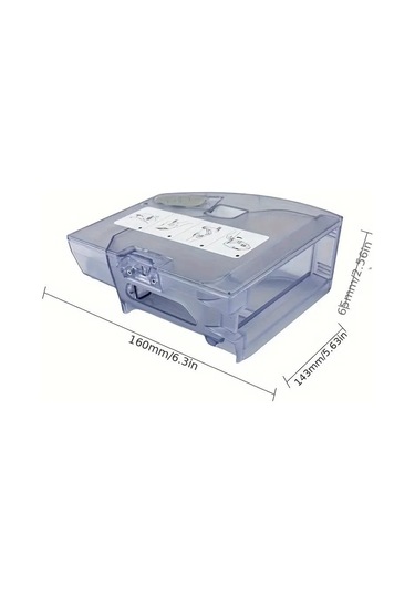 Robot Süpürge Yedek Parçaları Rob Rock Q7max Q7maxt8 Yedek Atık Çöp Kutusu Ve Su Tankı