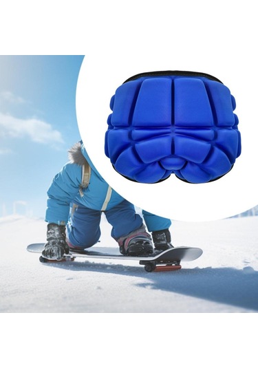 Suntek Kayak Koruyucu Donanım Butt Pad Kaykay Yetişkinler-mavi Mavi