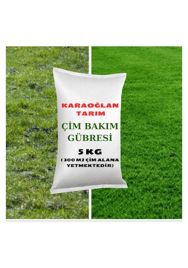 Karışımlı Çim Bakım Gübresi Çim Gelişim Gübresi Çim Coşturan 5 Kg