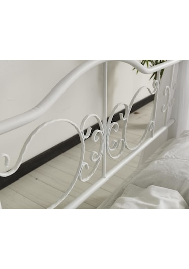 Mobilyabazari Petro Sultan Çift Kişilik Metal Ferforje Karyola 180*200 Cm