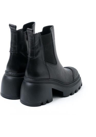 Sıyah Bot Kadın Tu-5132 101-b John May Siyah Null Siyah