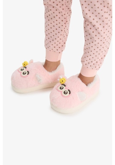 Defacto Kız Çocuk Düz Taban Panduf F1931a825wnpn10 Pembe