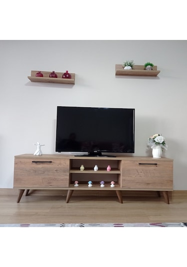 Mobilya Sepeti Ms 25 Raflı Tv Ünitesi Dolabı Ceviz