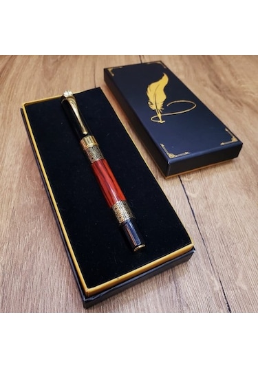 Gold Desenli Metal Roller Kalem 48083355
