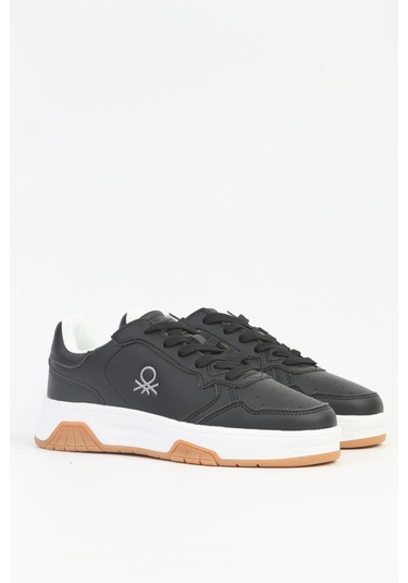 Benetton 11220 İthal Memory Foam Unisex Spor Ayakkabı 267800001813 01 Siyah Siyah