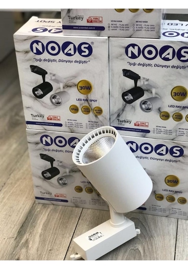 Noas 30w Beyaz Kasa Ray Spot Beyaz Işık