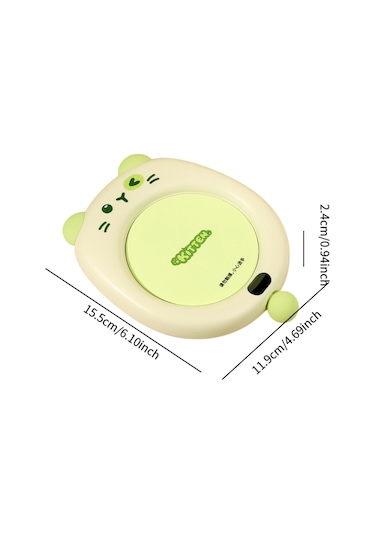 Homyl Su Için Akıllı Kupa Isıtıcı Ped Yaratıcı Masa Yeşil