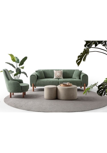 Armoni 3+1 Koltuk Takımı Yeşil