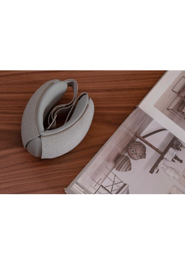 Breo İseem Göz Masaj Aleti - Katlanabilir, Isıtmalı, Hava Basınçl Gri