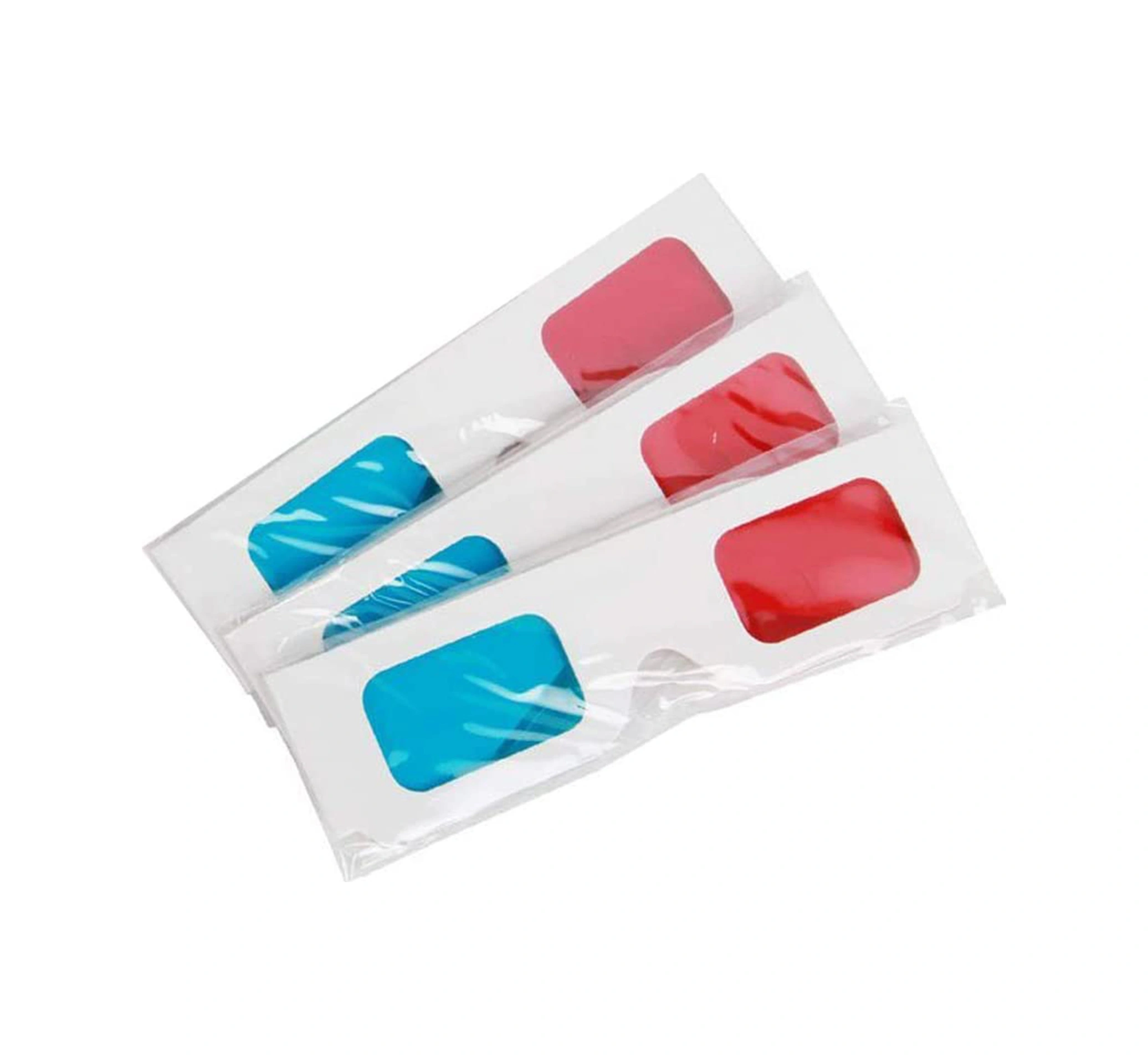 Youtek 100 Adet Kırmızı-mavi Anaglif 3d Görüntüleme Karton Gözlükleri: Sinema, Ev Ve Projeksiyon Odaları İçin Taşınabilir Katlanabilir Diğer