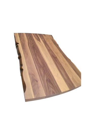 Masa Kütük Desen Takım Model X Metal Çelik Ayak Yan Açıl Tabla Be Kahverengi