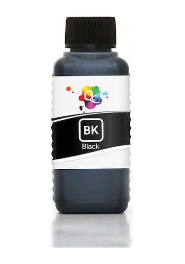 QC Canon Pixma E414 Uyumlu Yazıcı Mürekkebi 100ml BK Black Siyah Pigment