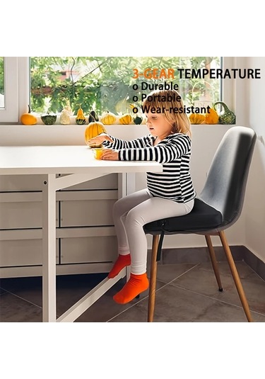 Willowhaven 1 Adet Cozycare Usb Isıtmalı Koltuk Pedi 3 Modlu Ayarlanabilir Taşınabilir Isıtma Matı Siyah Siyah