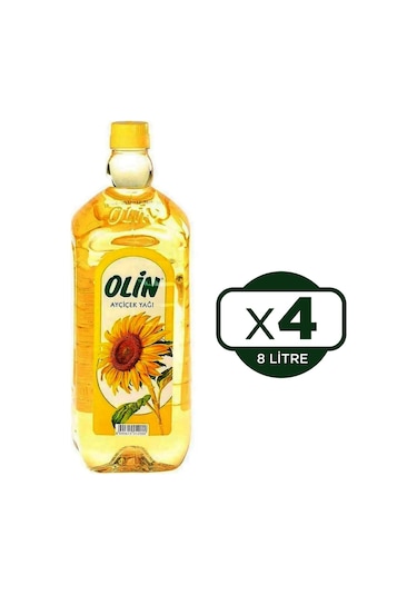 Olin Ayçiçek Yağı 4 x 2 L