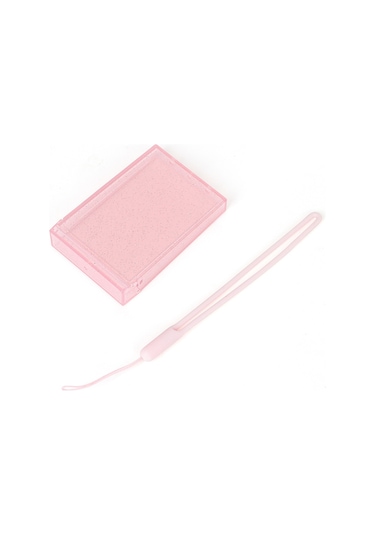 Sones 3 İnç Dondurma Parıltılı Fotoğraf Kutusu Ünlü Fotoğraf Kartı Saklama Kutusu Polaroidler İçin, Renk: Pembe