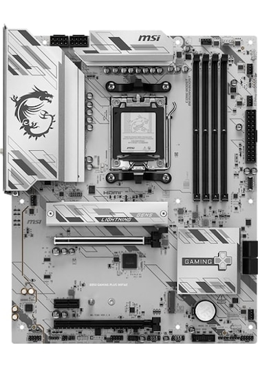 Msı B850 Gamıng Plus Wıfı6e Am5 Ddr5 8200 Oc Mhz Atx Gaming Aaaa11msı0033