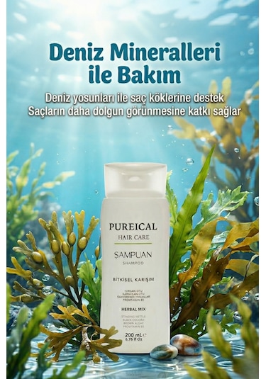 Pureical Bitkisel Şampuan 200 ML