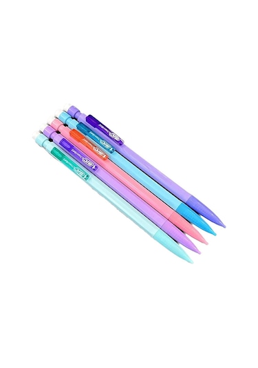 Bic Matic Pastel Renkler 5'li Özel Pakette 0,7 Uçlu Mekanik Basmalı Versatil Kalem Seti