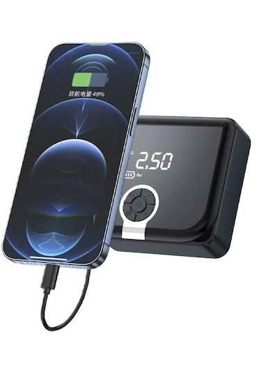 Torima Zc-001 Taşınabilir Akıllı Dijital Ekranlı Araç Hava Kompre