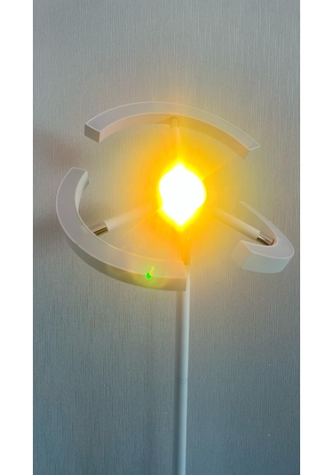 Yüceeller Rgb Modern Dim Edilebilir Led Lambader Beyaz