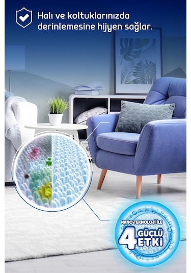 Fakir Nano Teknoloji İle Makine Halı Ve Koltuk Şampuanı 4 x 1 L