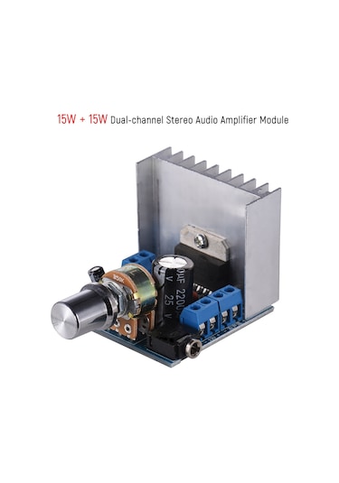 Ruicoo Stereo 2.0 İki Kanal Ses Güçlendirici Kartı 15w+15w, Dc9-18v, 4-8 Ohm Hoparlör Uyumlu, Hızlı Kurulum, Koruma Özellikleri