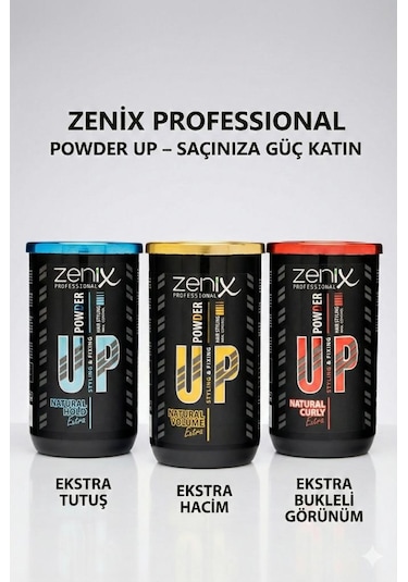 Zenix Natural Ekstra Tutuş Styling Up Toz Wax 20 Gr