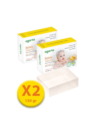 Agarta Doğal Bebek Sabunu 150 G x 2