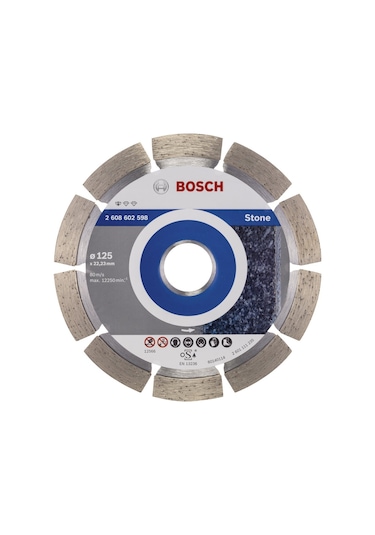 Bosch - Standard Seri Taş için Elmas Kesme Diski 125 Mm
