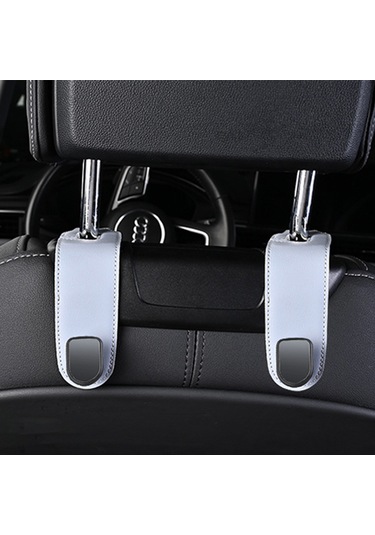 Padalink Araba Başı Direnci Kanca, 360 Döner, Gizlenebilir, Çok Amaçlı Araç İçi Saklama, 50kg Yük Kapasitesi, Karbon Fiber Desenli