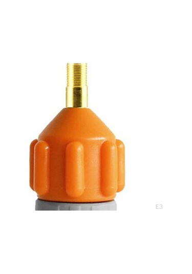 Turuncu Kürek Kurulu Şişme Yatak Kano Ve Kano Pompası Hava Valfi Şişirilmiş İçin Kompresör Adaptör Dönüştürücü